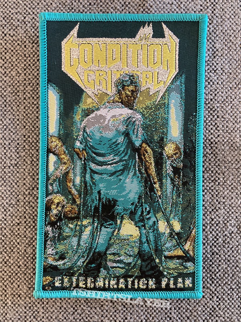 Condition Critical - Extermination Plan Official Woven Patches