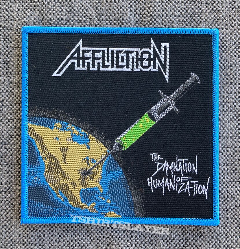 Affliction - The Damnation Of Humanization Official Woven Patches