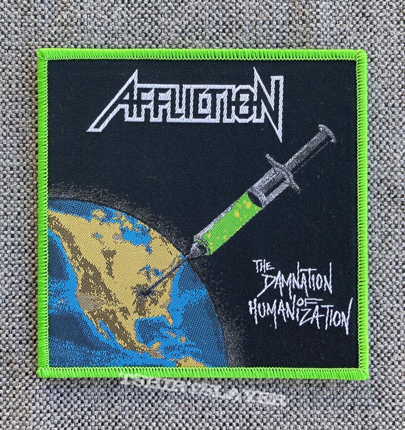 Affliction - The Damnation Of Humanization Official Woven Patches