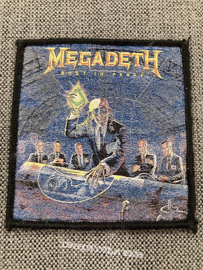 Megadeth - Rust In Peace Woven Patch 