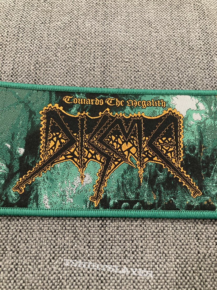 Disma - Towards The Megalith Official Woven Strip Patch