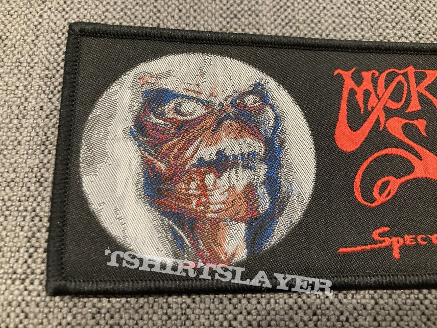 Official Morbid Saint - Spectrum Of Death Woven Strip Patches | Crying For Death Release #1