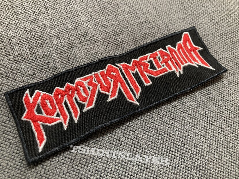 Коррозия Металла Embroidered Logo Patch