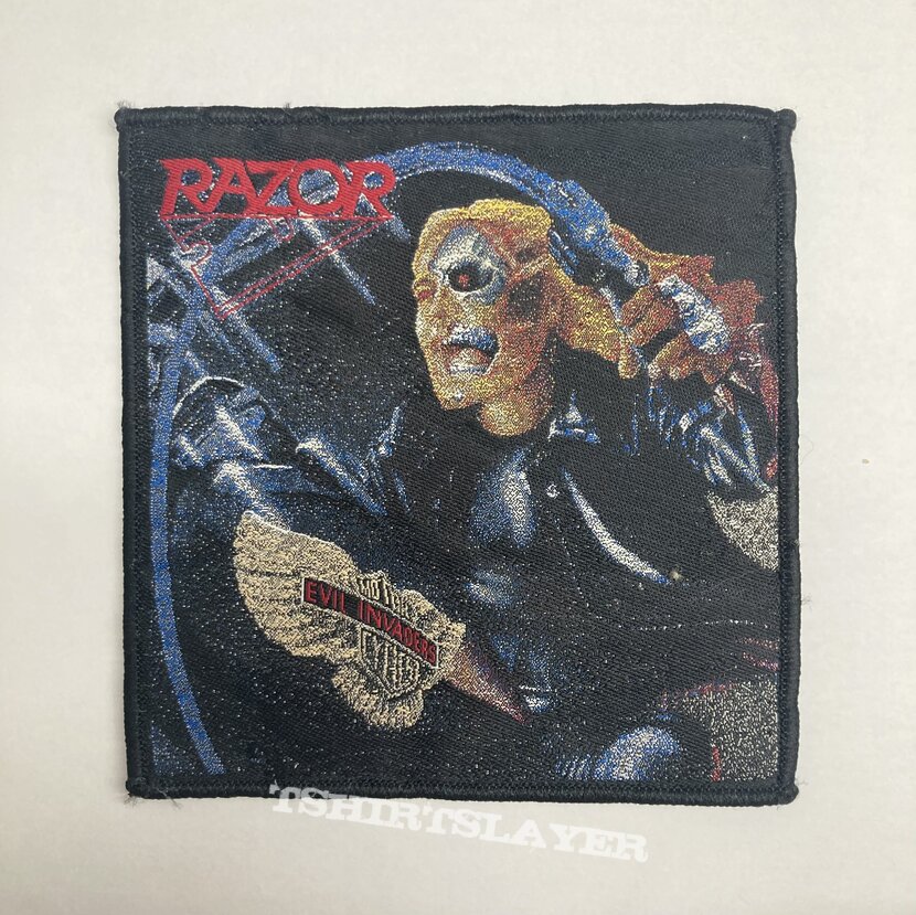 Razor - Evil Invaders Woven Patch