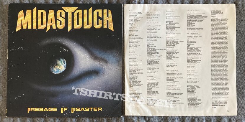 Midas Touch - Presage Of Disaster LP Midas Touch - Presage Of Disaster LP
