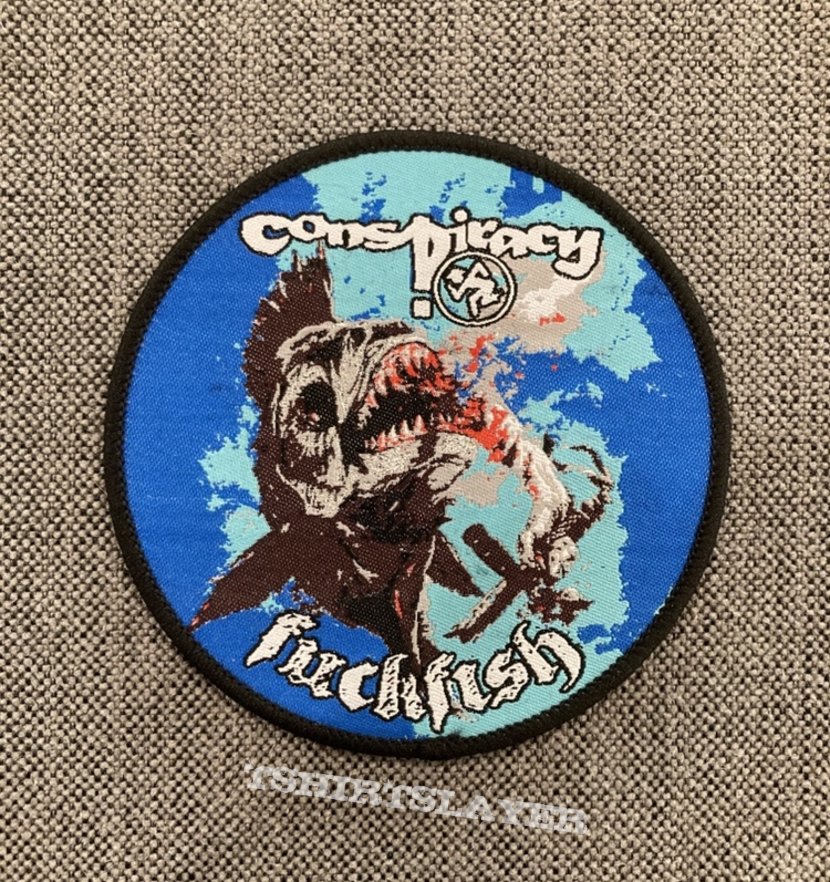 Conspiracy - Fuckfish Official Woven Circle Patch