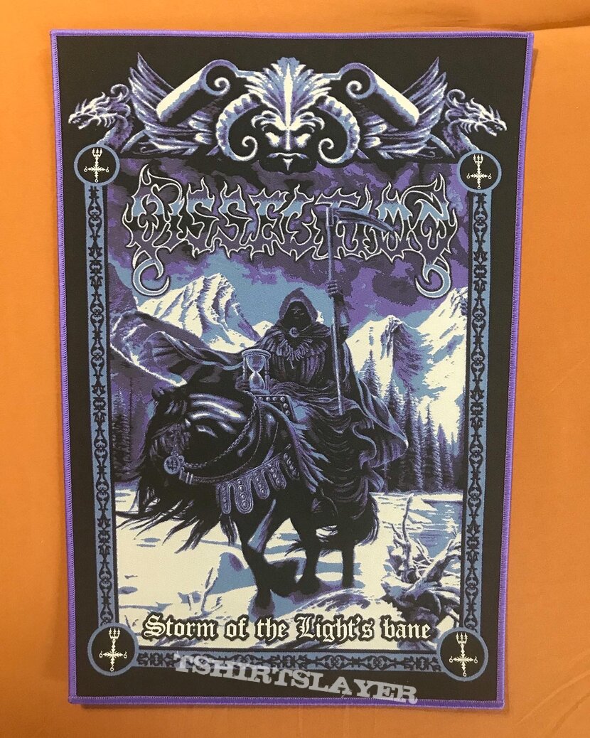 Dissection Storm of the Light's bane official woven back patch Dissection Storm of the Light's bane official woven back patch