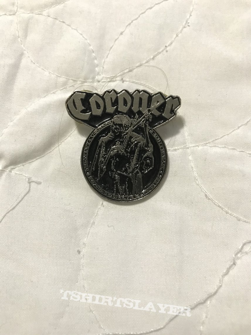 Coroner Punishment for Decadence pin