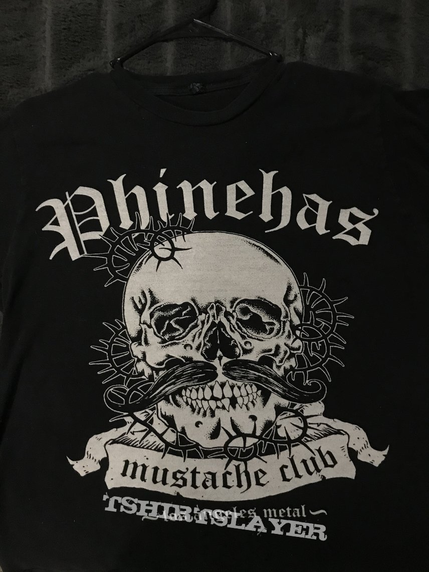 Phinehas Mustache Club Los Angeles Metal Tee