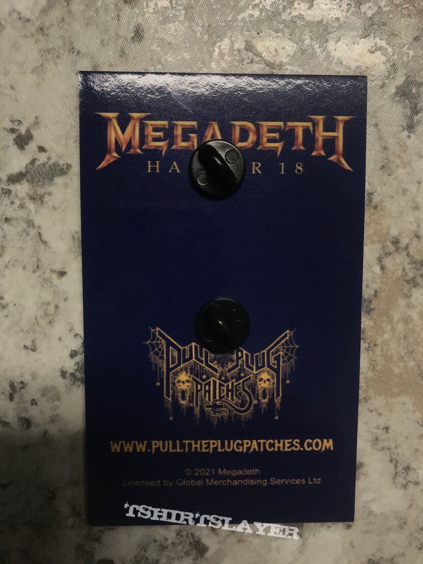 Megadeth Pull the Plug Patches Mail Day