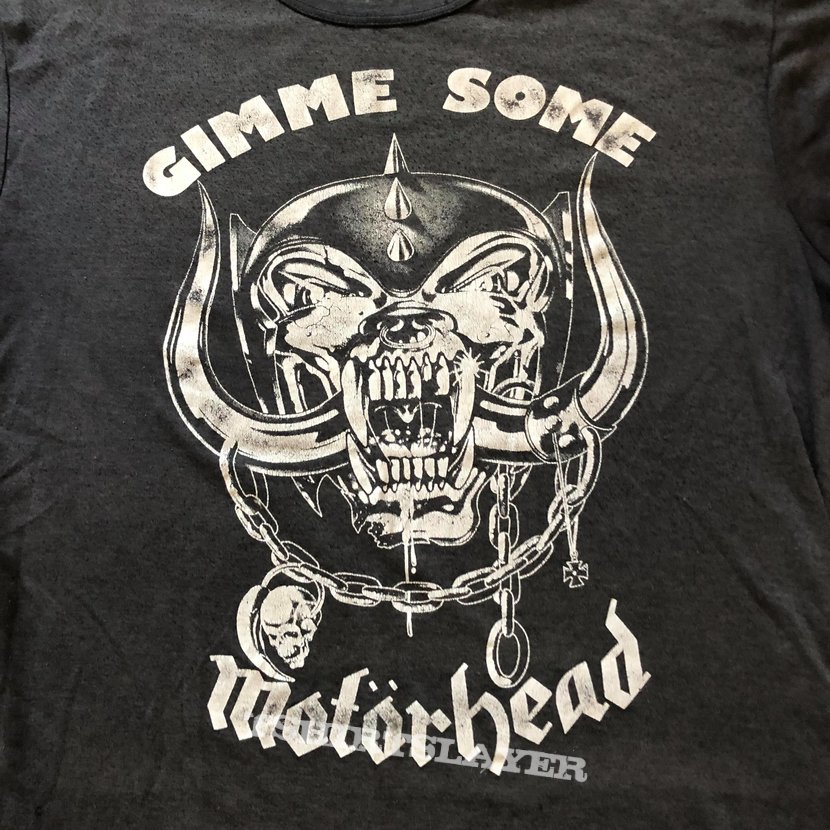 Motörhead 1980s Motorhead Gimmie Some shirt 