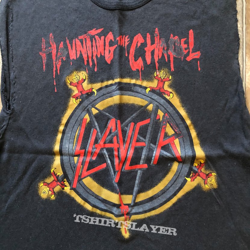 1980s Slayer Haunting The Chapel shirt 