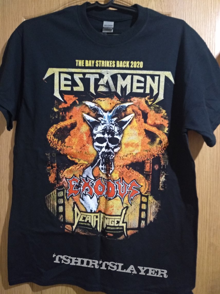 Testament The Bay strikes back tour t-shirt