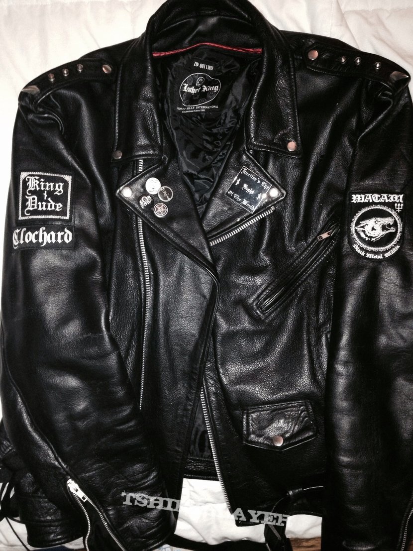 Lambs Of Rot Leather Jacket with new Battle Vest | TShirtSlayer TShirt ...