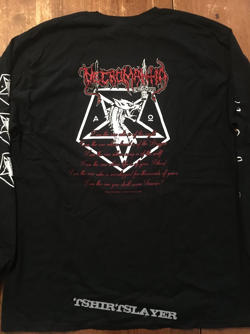 Necromantia Crossing The Fiery Path Long Sleeve Shirt