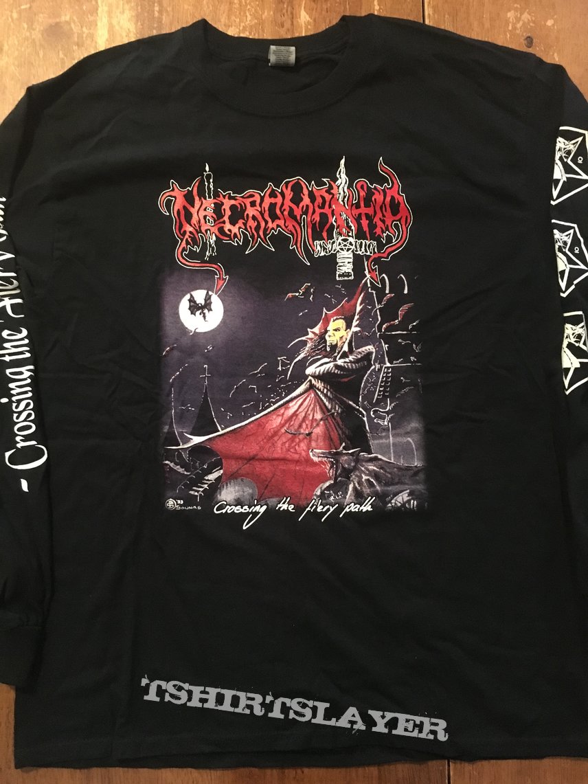 Necromantia Crossing The Fiery Path Long Sleeve Shirt