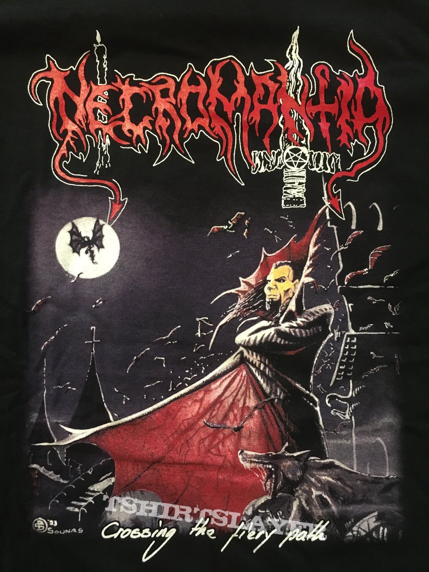 Necromantia Crossing The Fiery Path Long Sleeve Shirt