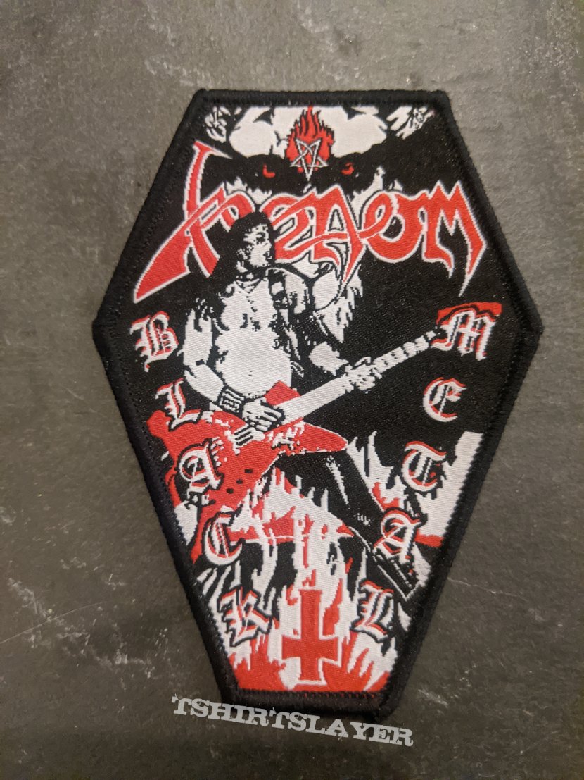 Venom Cronos Black Metal coffin patch