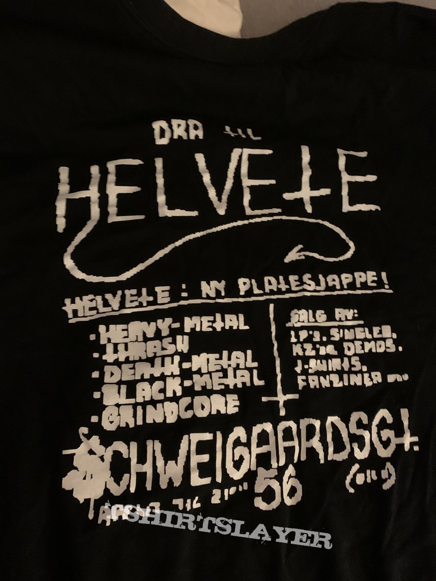 Helvete Original Flyer Neseblod tee | TShirtSlayer TShirt and BattleJacket  Gallery