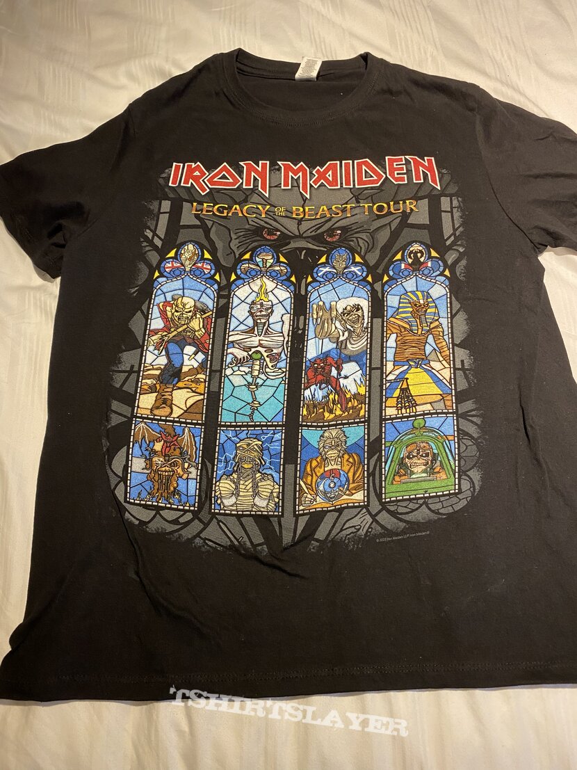 Iron Maiden Legacy Of The Beast Tour 2022 T-shirt | TShirtSlayer TShirt and  BattleJacket Gallery