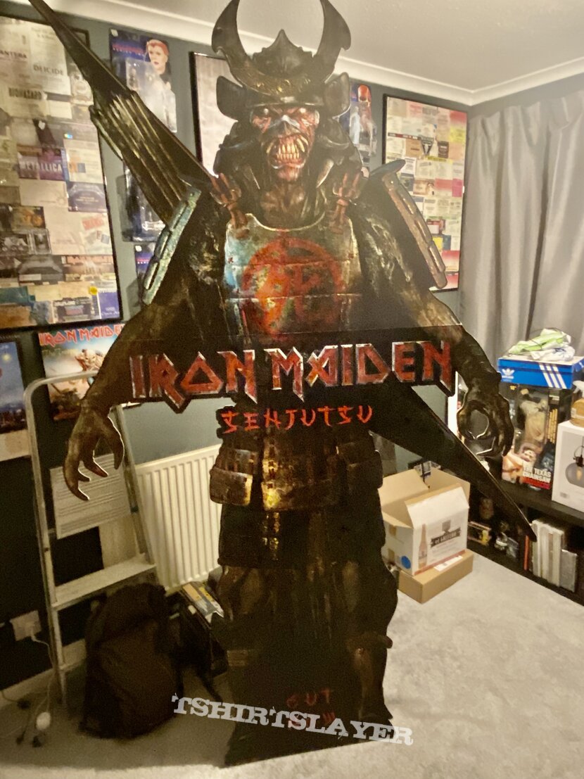 Iron Maiden Senjutsu giant cardboard cut out advert stand | TShirtSlayer  TShirt and BattleJacket Gallery