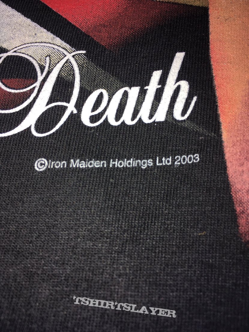 Iron Maiden Dance of death world tour 2003 - 2004 shirt