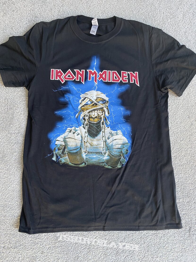 Iron Maiden Powerslave mummy tour reissue