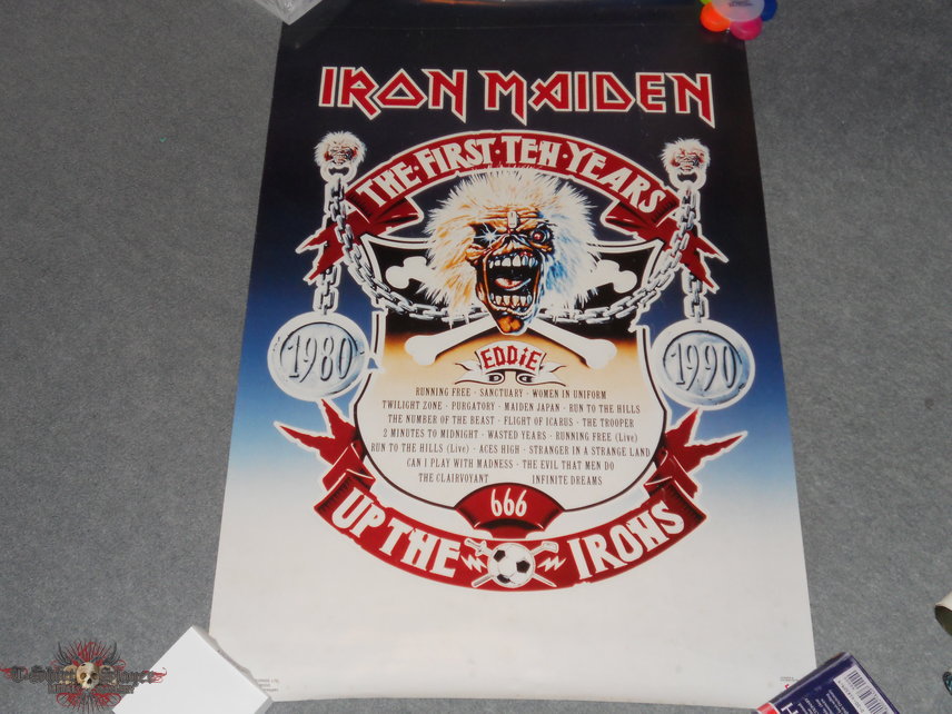 Iron Maiden First ten Years poster