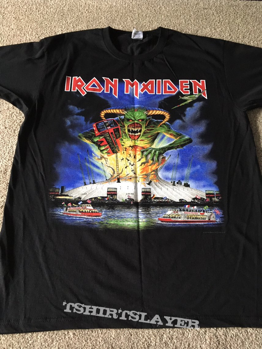 Iron Maiden Legacy Of The Beast 2018 London event shirt