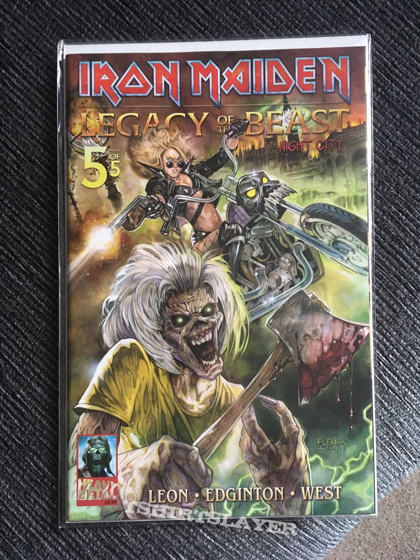 Iron Maiden Legacy Of The Beast Vol 2 number 5 cover A