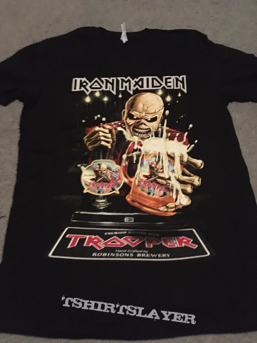 Iron Maiden Trooper beer shirt