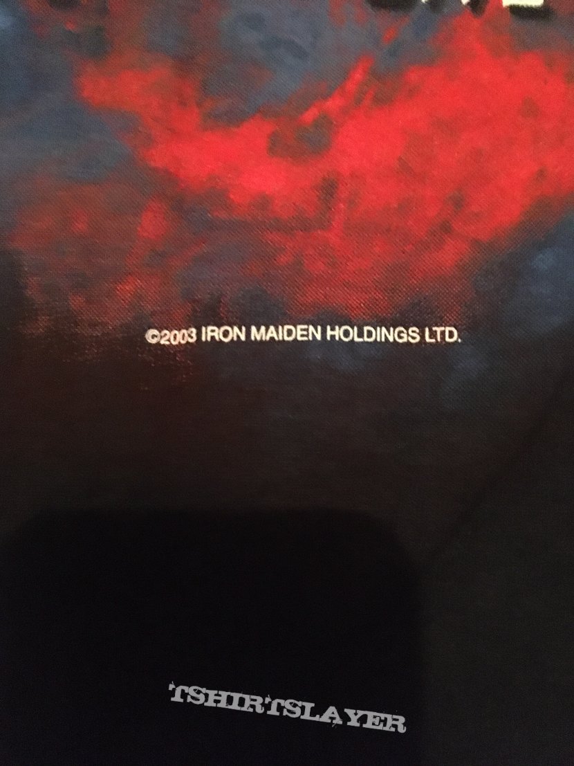 Iron Maiden Give me Ed tour Download event shirt 2003