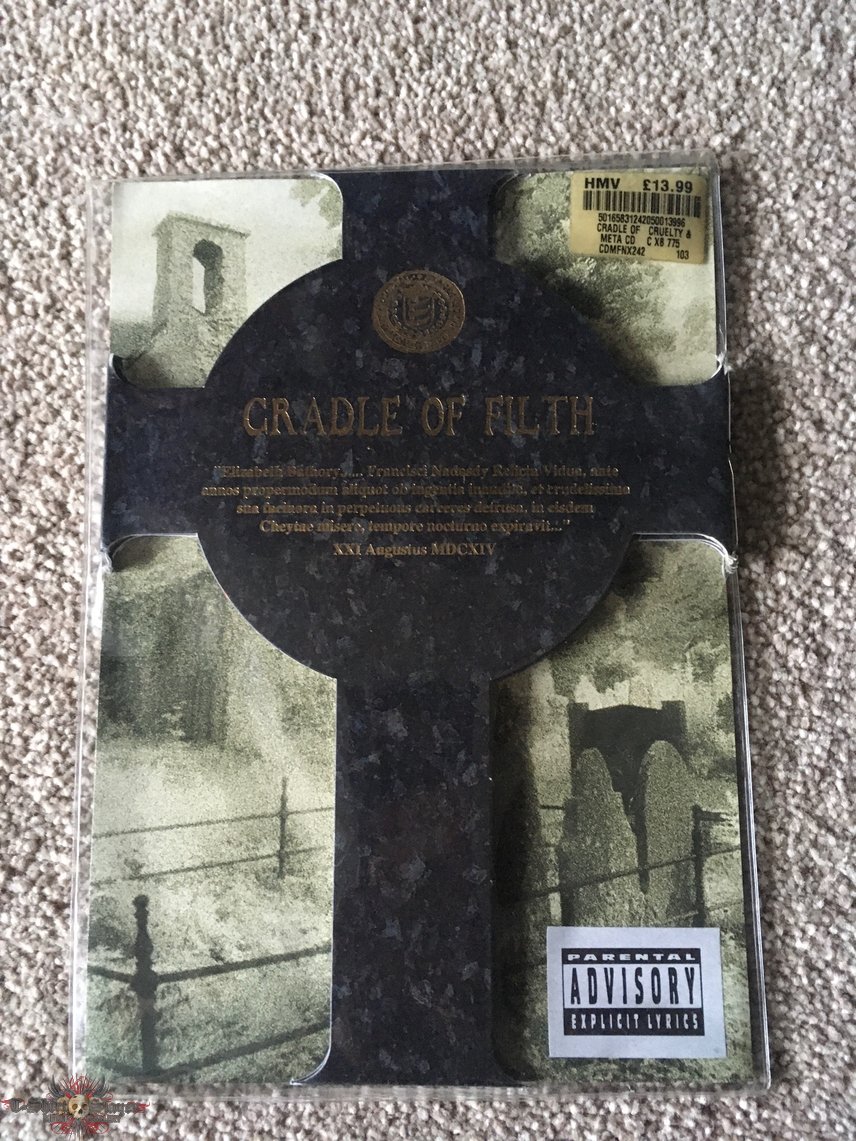 Cradle Of Filth Cruelty And The Beast limited cross edition