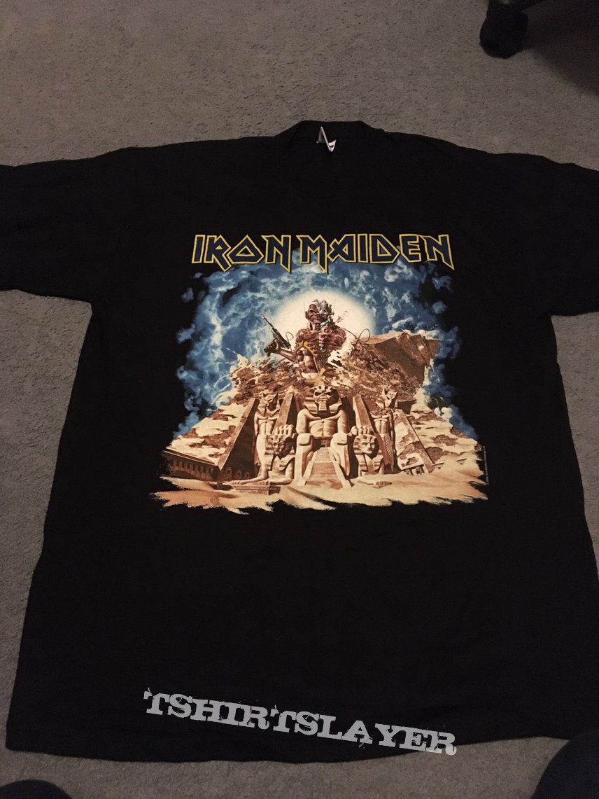 Iron Maiden Somewhere back in time 2008 world tour shirt