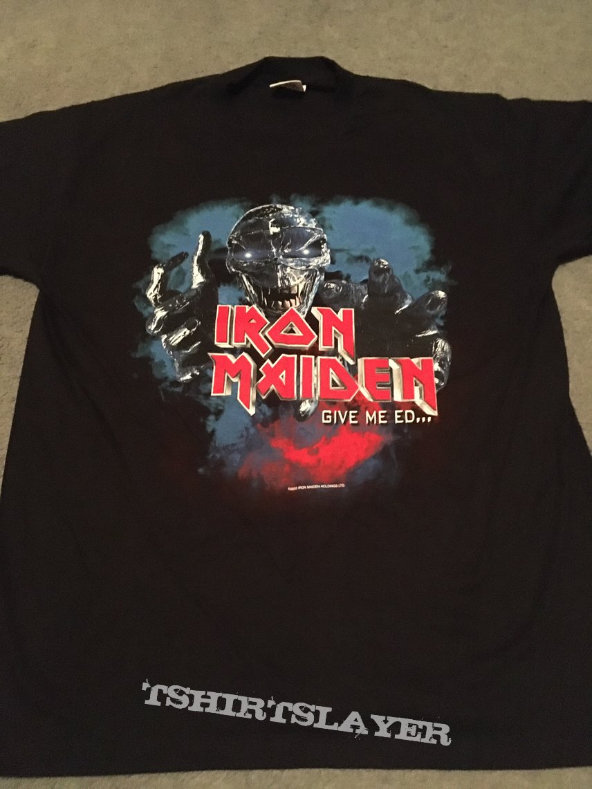 Iron Maiden Give me Ed tour Download event shirt 2003