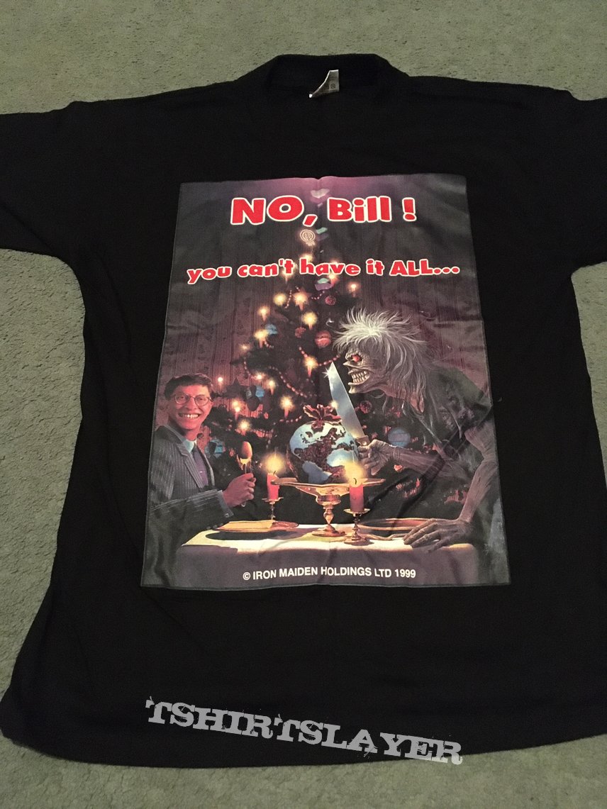 Iron Maiden Fan Club christmas shirt 1999