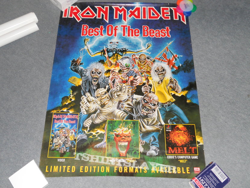 Iron Maiden Best Of The Beast advertising poster