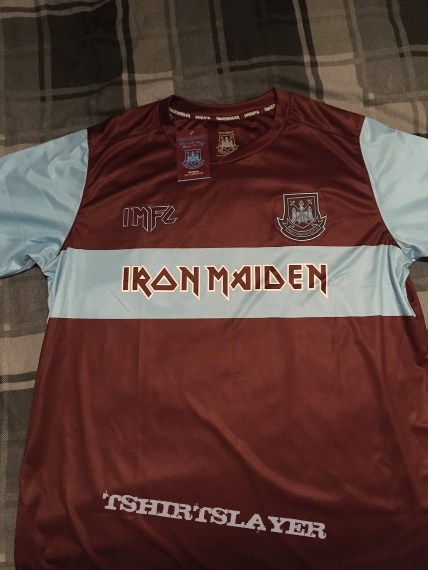 Iron Maiden West Ham shirt | TShirtSlayer TShirt and BattleJacket Gallery