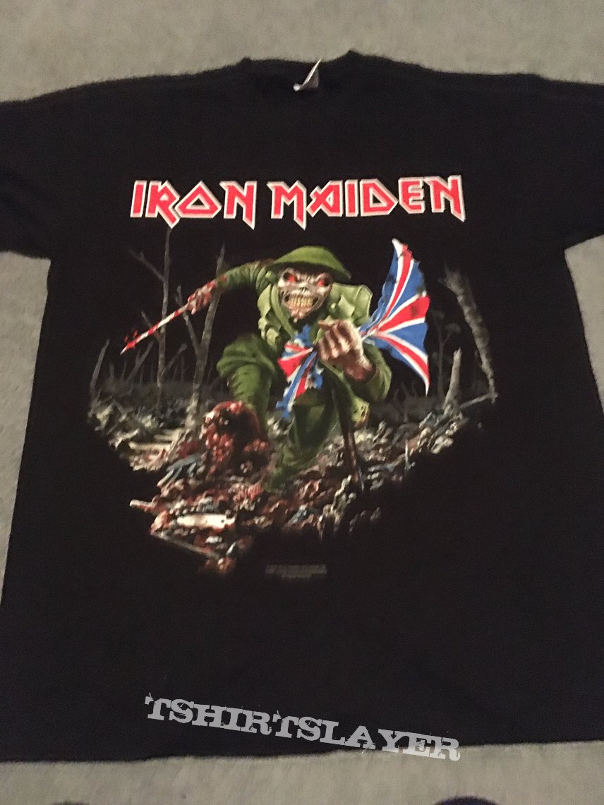 Iron Maiden These Colours Don't Run shirt | TShirtSlayer TShirt and ...