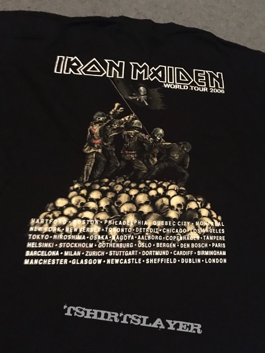 Iron Maiden A Matter Of Life And Death tour shirt 2006