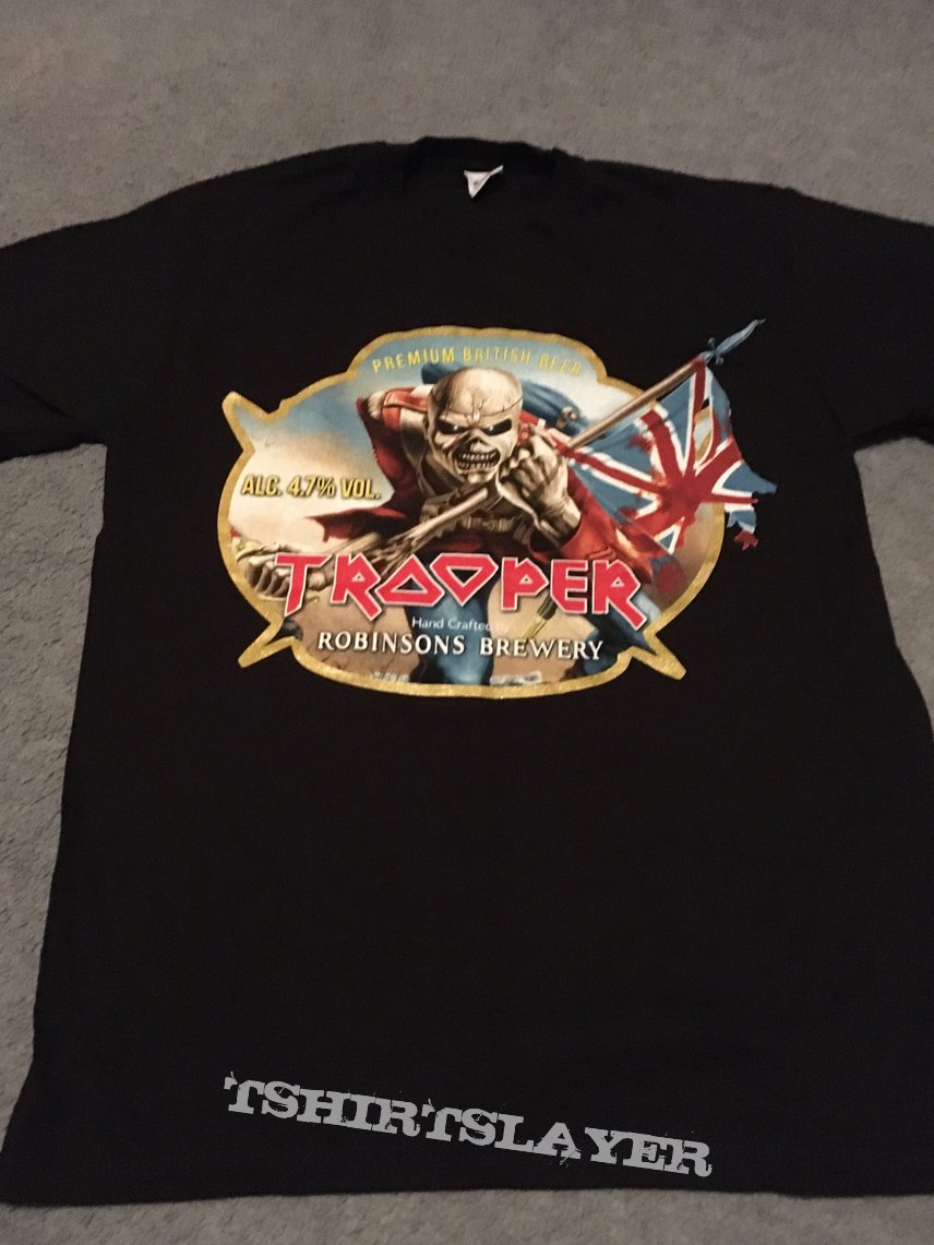 Iron Maiden Trooper beer original shirt.