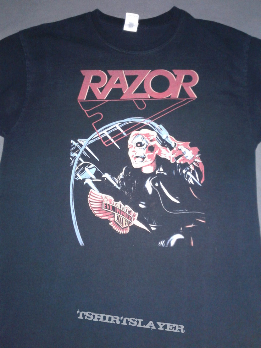 Razor Evil Invaders Thrashdance shirt