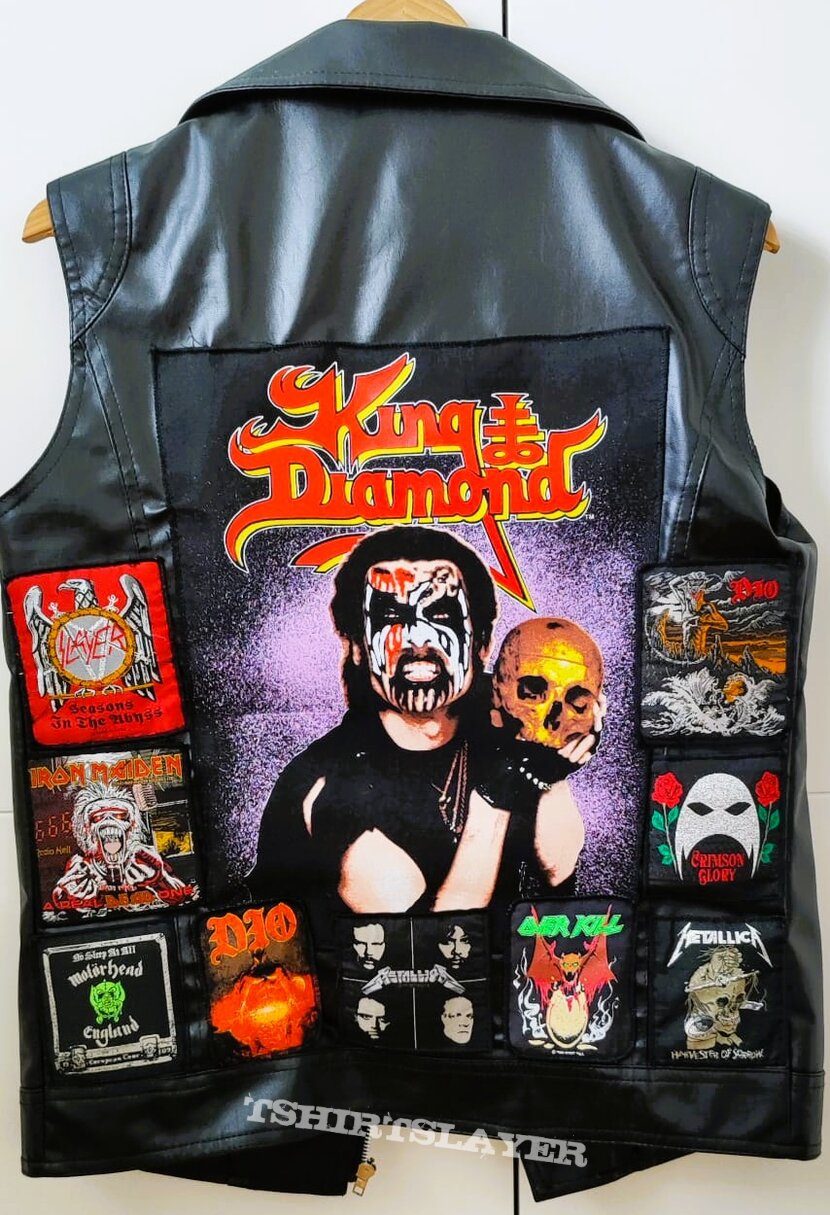 King Diamond faux leather jacket