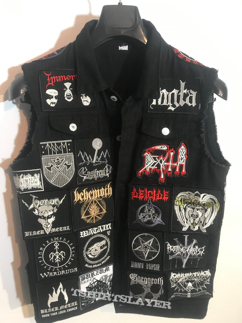 Burzum Battle jacket inspired by black and death metal