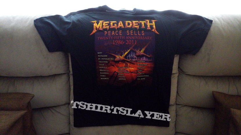 Megadeth - Peace Sells anniversary shirt