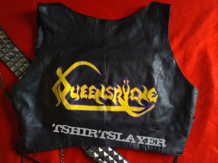 handpainted Queensryche ladies top