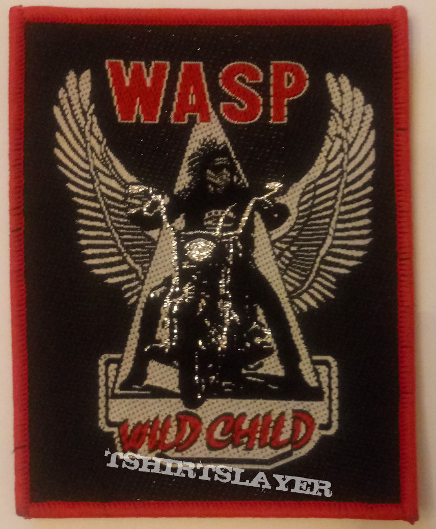 W.A.S.P. WASP - Wild Child embroidered cloth patch