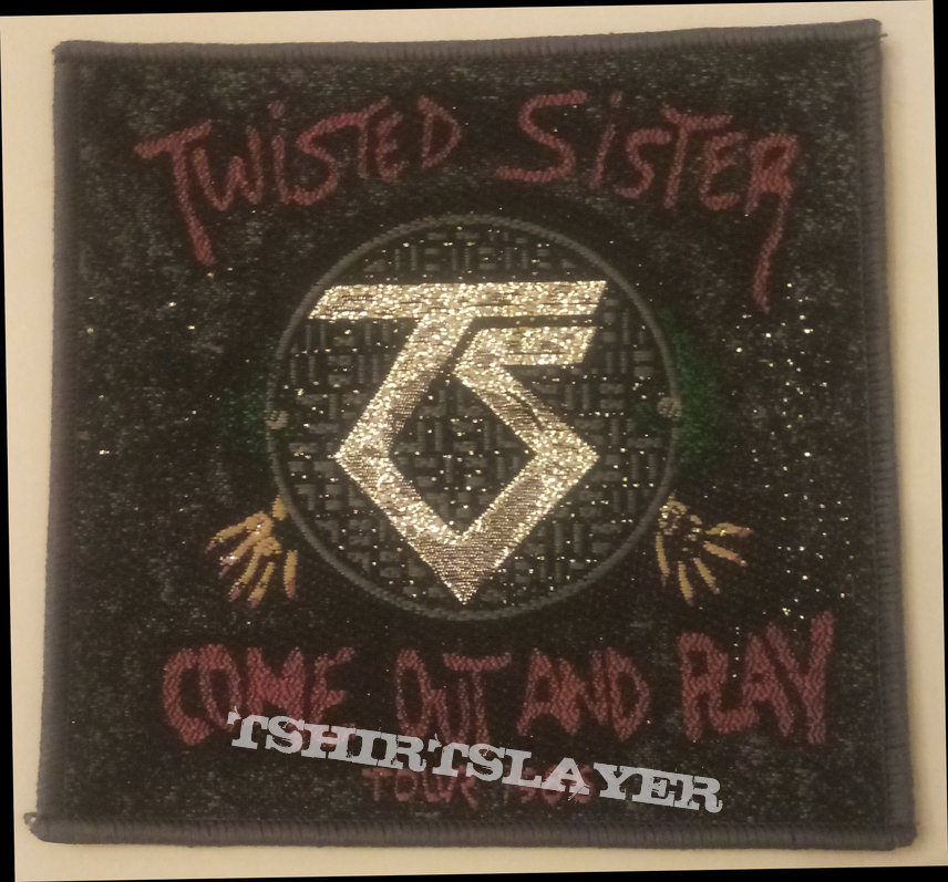 Twisted Sister - 1986 Come Out And Play tour embroidered cloth patch