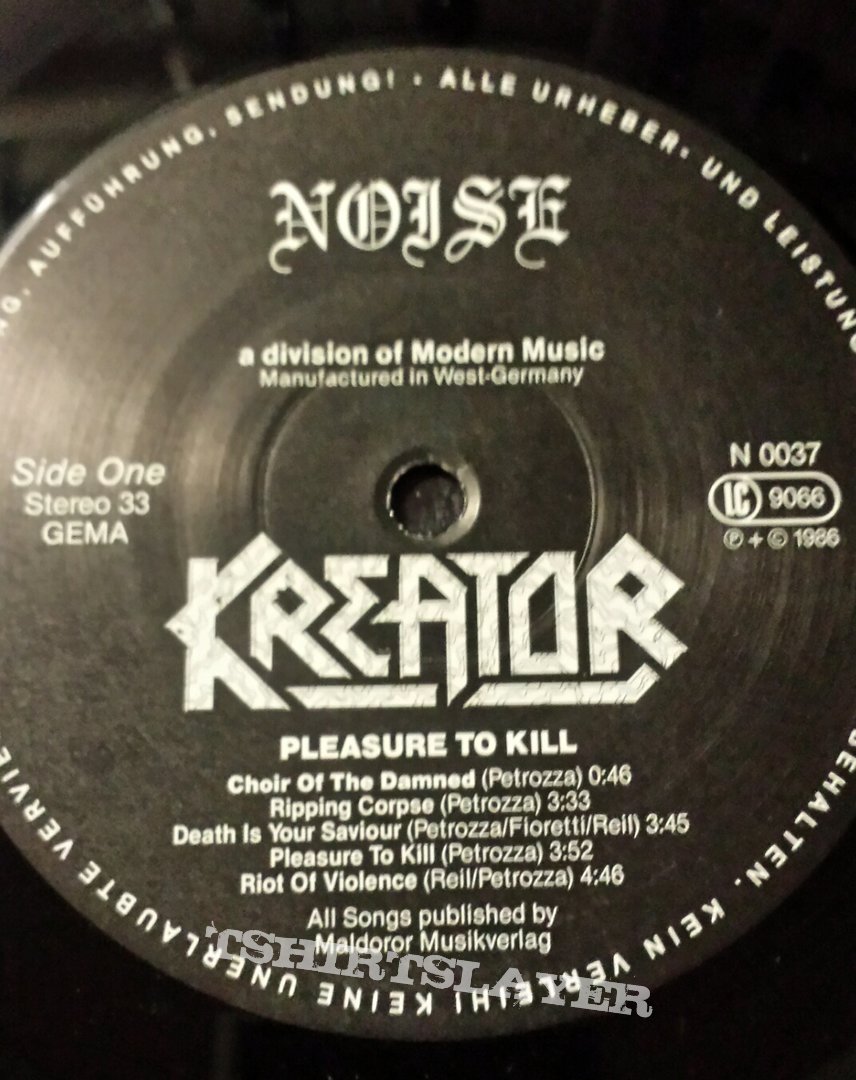 Kreator - Pleasure To Kill (LP 1986 Misprint)