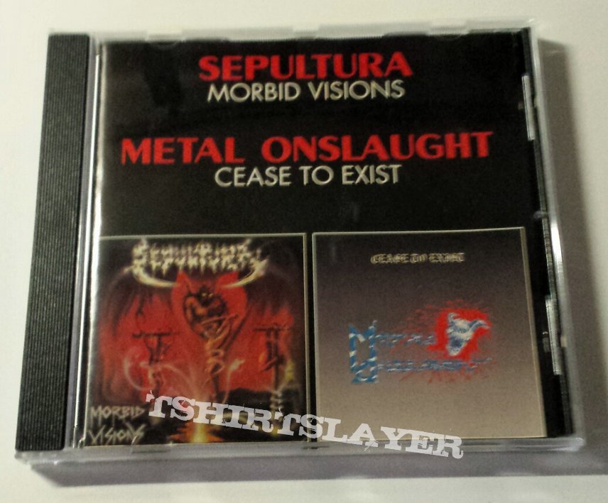 Sepultura / Metal Onslaught - Morbid Visions / Cease To Exist (Split CD 1989)